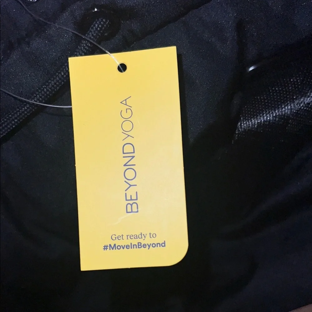 Beyond Yoga Black Backpack NWT